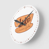Gilmore Girls Luke's Diner Logo Ronde Klok (Hoek)