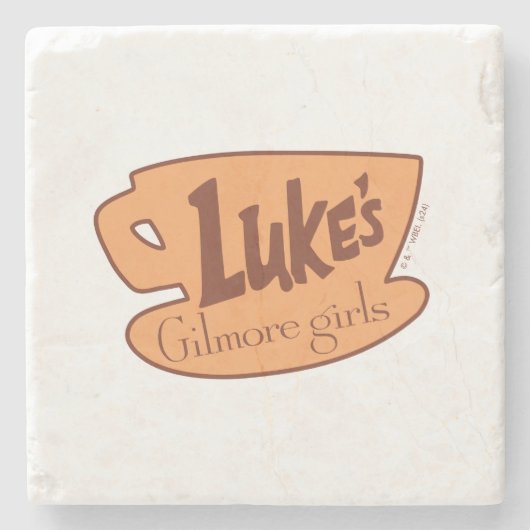 Gilmore Girls Luke's Diner Logo Stenen Onderzetter (Voorkant)