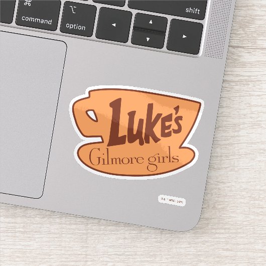 Gilmore Girls Luke's Diner Logo Sticker (Detail)