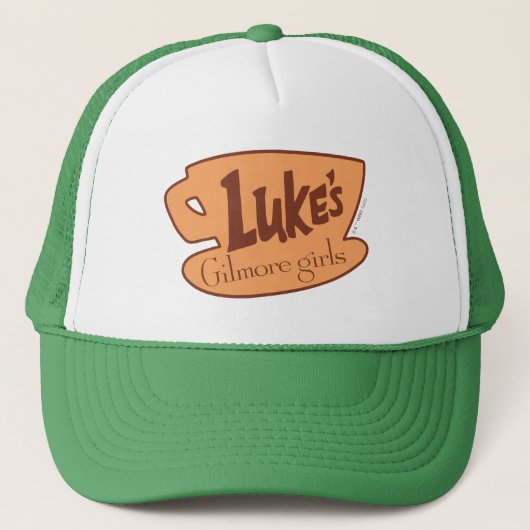 Gilmore Girls Luke's Diner Logo Trucker Pet (Voorkant)