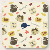 Gilmore Girls Lunch at Luke’s Pattern Bier Onderzetter (Voorkant)