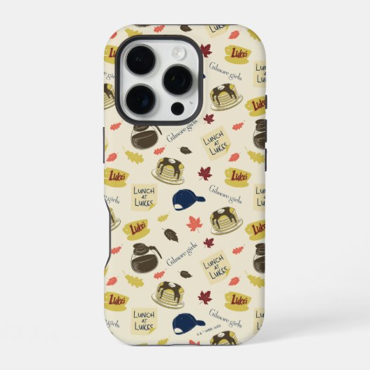 Gilmore Girls Lunch at Luke’s Pattern iPhone Hoesje (Achterkant)