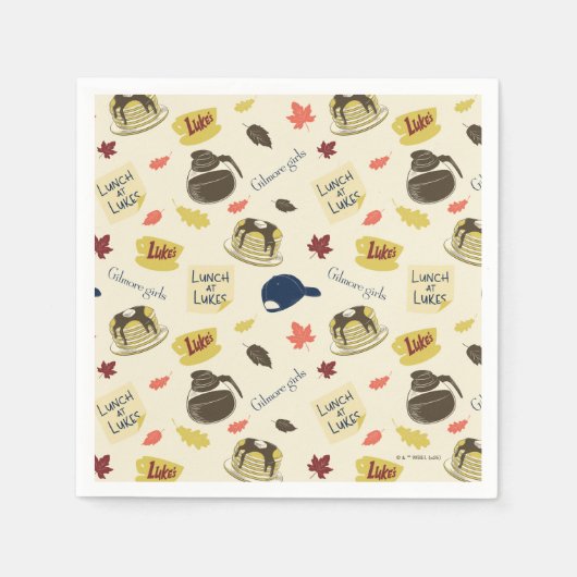 Gilmore Girls Lunch at Luke’s Pattern Servet (Voorkant)