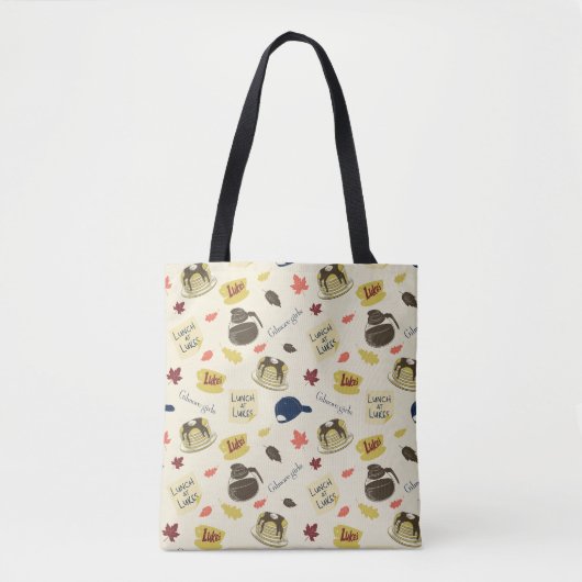 Gilmore Girls Lunch at Luke’s Pattern Tote Bag (Voorkant)