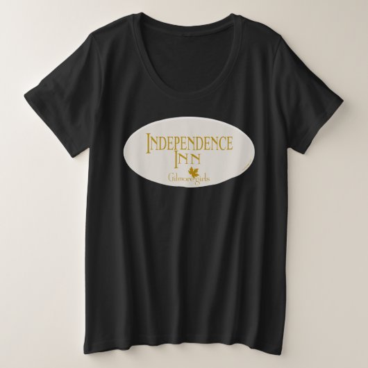 Gilmore Girls | Onafhankelijkheid Inn Grote Maat T-shirt (Design voorkant)