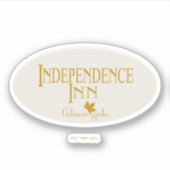 Gilmore Girls | Onafhankelijkheid Inn Sticker (Voorkant)