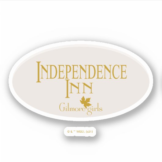 Gilmore Girls | Onafhankelijkheid Inn Sticker (Voorkant)