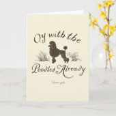 Gilmore Girls | Oy met het ontwerp van de Poedels Kaart (Gele Bloem)