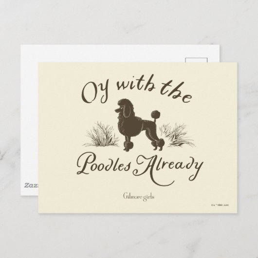 Gilmore Girls | Oy With the PoodlesDesign Briefkaart (Voorkant / Achterkant)