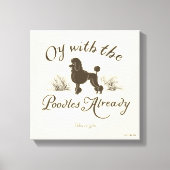Gilmore Girls | Oy With the PoodlesDesign Canvas Afdruk (Voorkant)