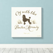 Gilmore Girls | Oy With the PoodlesDesign Canvas Afdruk (Insitu (Houten vloer))