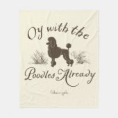 Gilmore Girls | Oy With the PoodlesDesign Fleece Deken (Voorkant)