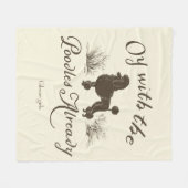 Gilmore Girls | Oy With the PoodlesDesign Fleece Deken (Voorkant (Horizontaal))