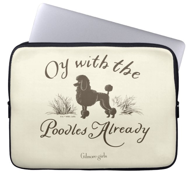 Gilmore Girls | Oy With the PoodlesDesign Laptop Sleeve (Voorkant)