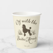 Gilmore Girls | Oy With the PoodlesDesign Papieren Bekers (Achterkant)