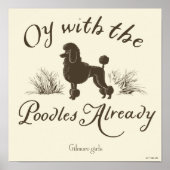 Gilmore Girls | Oy With the PoodlesDesign Poster (Voorkant)