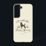 Gilmore Girls | Oy With the PoodlesDesign Samsung Galaxy Hoesje<br><div class="desc">Embrace one of the most iconic and quirky Gilmore Girls quotes with this vintage-style “Oy with the Poodles Already” design. Featuring an elegant illustrated poodle framed by grass and whimsical script typography, this fan-favorite moment captures Lorelai’s signature humor and fast-talking charm. A perfect pick for those who love Stars Hollow...</div>