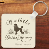 Gilmore Girls | Oy With the PoodlesDesign Sleutelhanger (Achterkant)