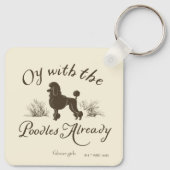 Gilmore Girls | Oy With the PoodlesDesign Sleutelhanger (Achterkant)