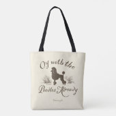 Gilmore Girls | Oy With the PoodlesDesign Tote Bag (Achterkant)