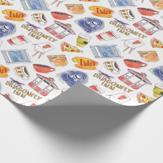Gilmore Girls Pattern Cadeaupapier (Hoek)