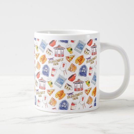 Gilmore Girls Pattern Grote Koffiekop (Rechts)