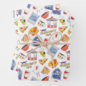 Gilmore Girls Pattern Inpakpapier Vel (In situ)