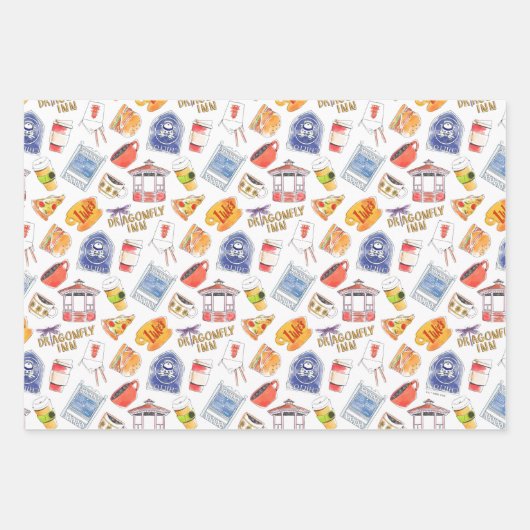 Gilmore Girls Pattern Inpakpapier Vel (Voorkant)
