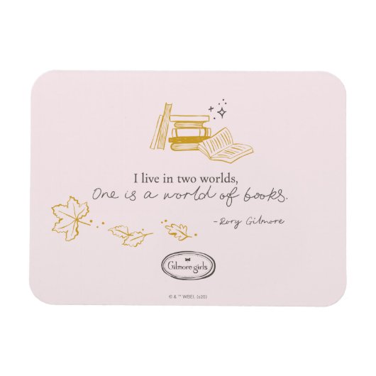 Gilmore Girls Rory Boek Quote Ontwerp Magneet (Horizontaal)