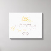 Gilmore Girls Rory Book Quote Design Canvas Afdruk (Voorkant)