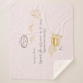 Gilmore Girls Rory Book Quote Design Sherpa Deken (Voorkant)