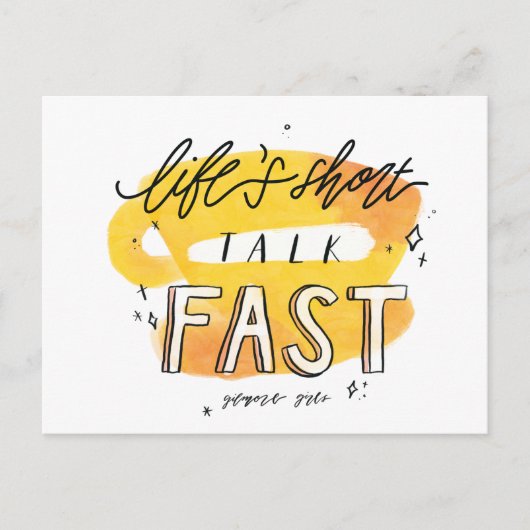 Gilmore Girls | Snelle gesprekken in het leven Briefkaart (Voorkant)