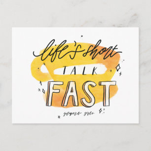 Gilmore Girls Snelle gesprekken in het leven Briefkaart