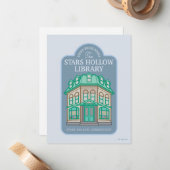 Gilmore Girls | Stars Hollow Library Notitiekaartje (Voorkant / Achterkant in situ)