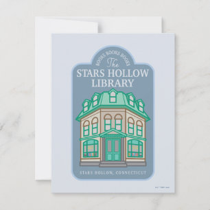 Gilmore Girls Stars Hollow Library Notitiekaartje
