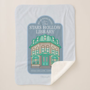 Gilmore Girls Stars Hollow Library Sherpa Deken