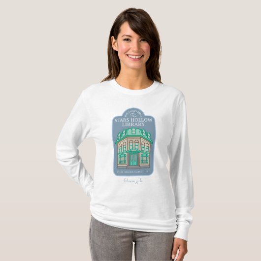 Gilmore Girls | Stars Hollow Library T-shirt (Voorkant volledig)