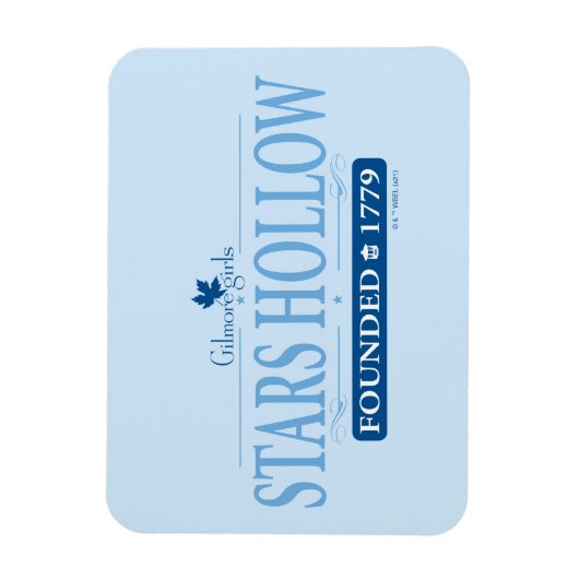 Gilmore Girls | Stars Hollow Logo Magneet (Verticaal)