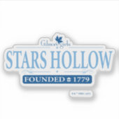 Gilmore Girls | Stars Hollow Logo Sticker (Voorkant)