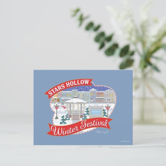 Gilmore Girls | Stars Hollow Winter Festival Briefkaart (Staand voorkant)