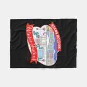 Gilmore Girls Stars Hollow Winter Festival  Fleece Deken (Voorkant (Horizontaal))