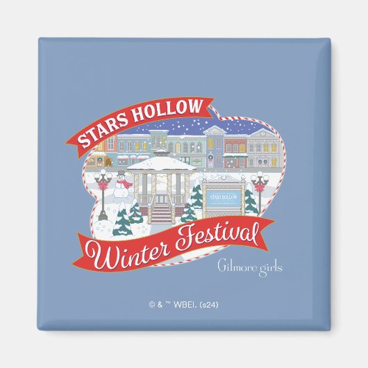 Gilmore Girls | Stars Hollow Winter Festival Magneet (Voorkant)