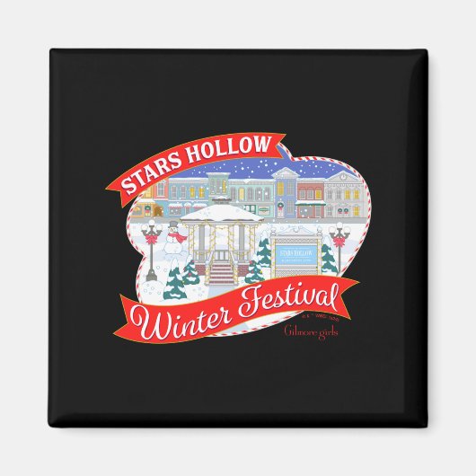 Gilmore Girls Stars Hollow Winter Festival  Magneet (Voorkant)