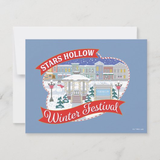 Gilmore Girls | Stars Hollow Winter Festival Notitiekaartje (Voorkant)