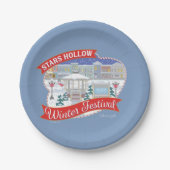 Gilmore Girls | Stars Hollow Winter Festival Papieren Bordje (Voorkant)