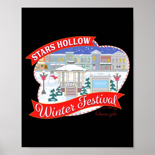 Gilmore Girls Stars Hollow Winter Festival  Poster (Voorkant)