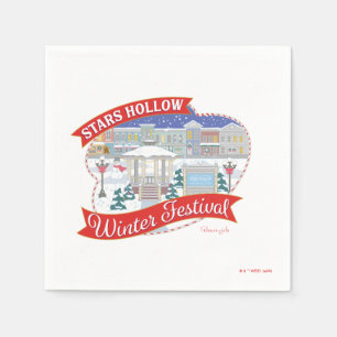 Gilmore Girls Stars Hollow Winter Festival Servet