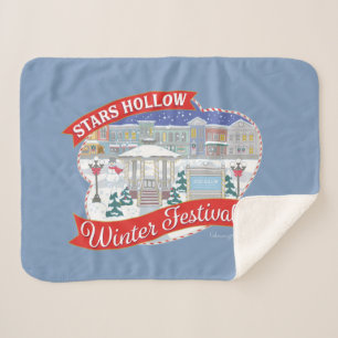 Gilmore Girls Stars Hollow Winter Festival Sherpa Deken