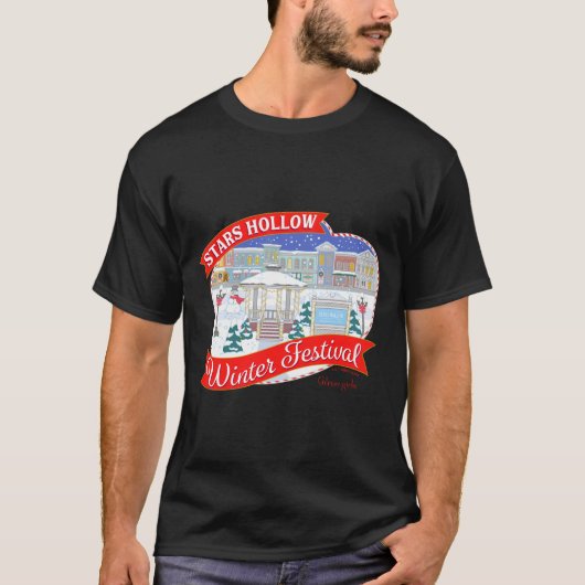 Gilmore Girls Stars Hollow Winter Festival  T-shirt (Voorkant)