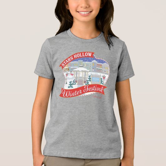 Gilmore Girls | Stars Hollow Winter Festival Tri-Blend Shirt (Voorkant)
